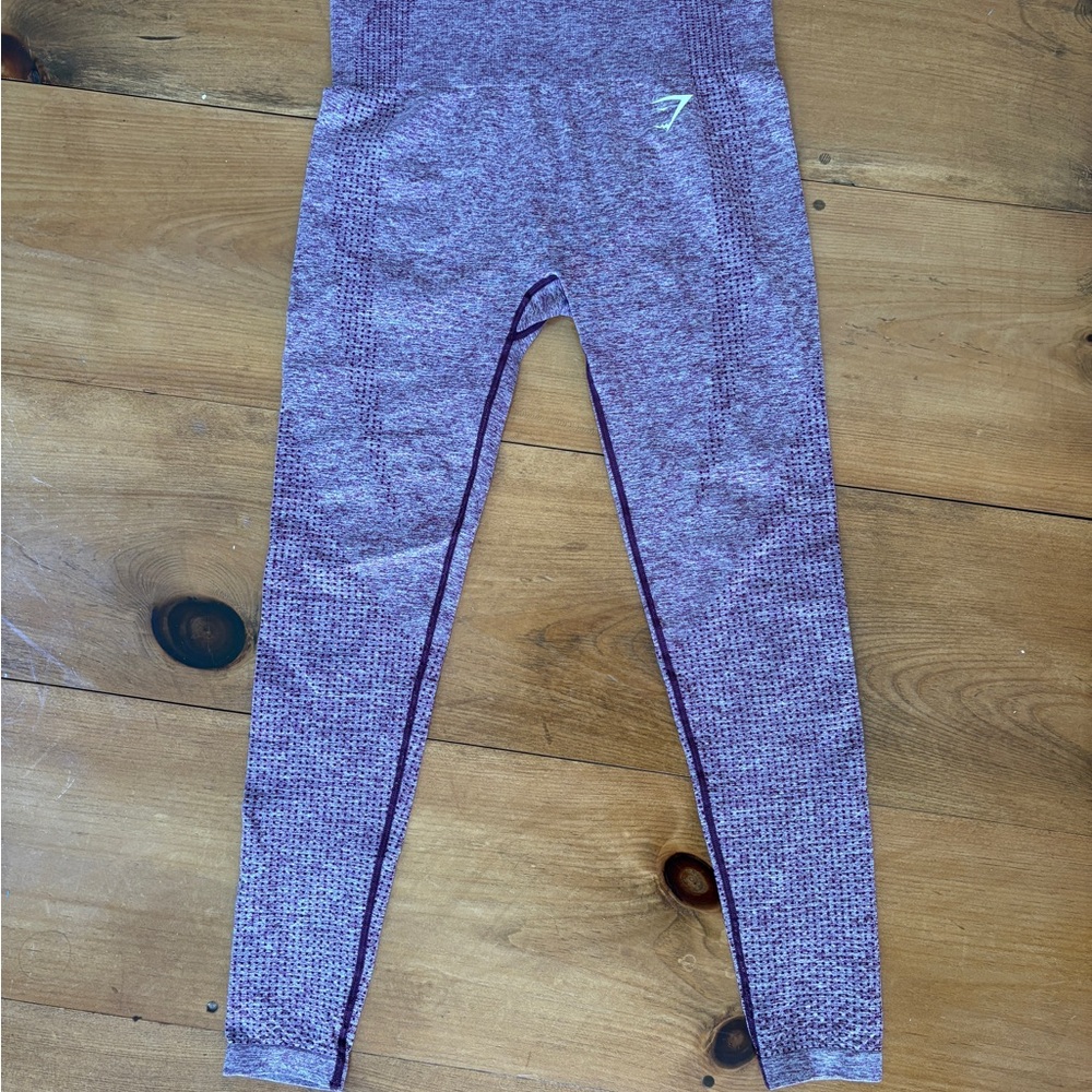 Gymshark Purple Leggings Comfortable Athletic Wear